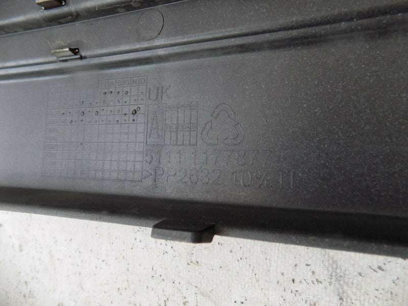 MINI COOPER R53 2001 - 2006 FRONT BUMPER BLACK GENUINE  51111177877