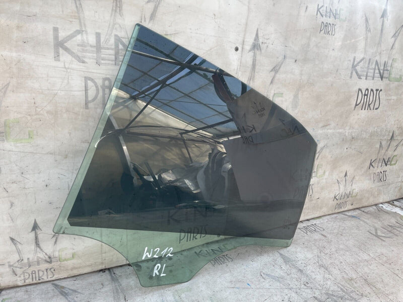 MERCEDES E CLASS W212 2010-16 REAR DOOR LEFT PASSENGER SIDE WINDOW GLASS GENUINE