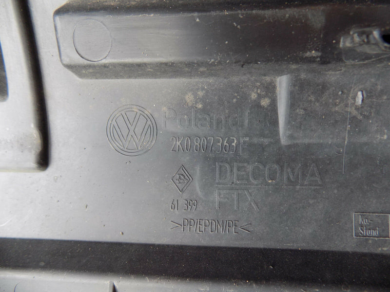 VW CADDY 2K LONG FACELIFT 2010-2015 REAR BUMPER GENUINE PDC 2K0807363