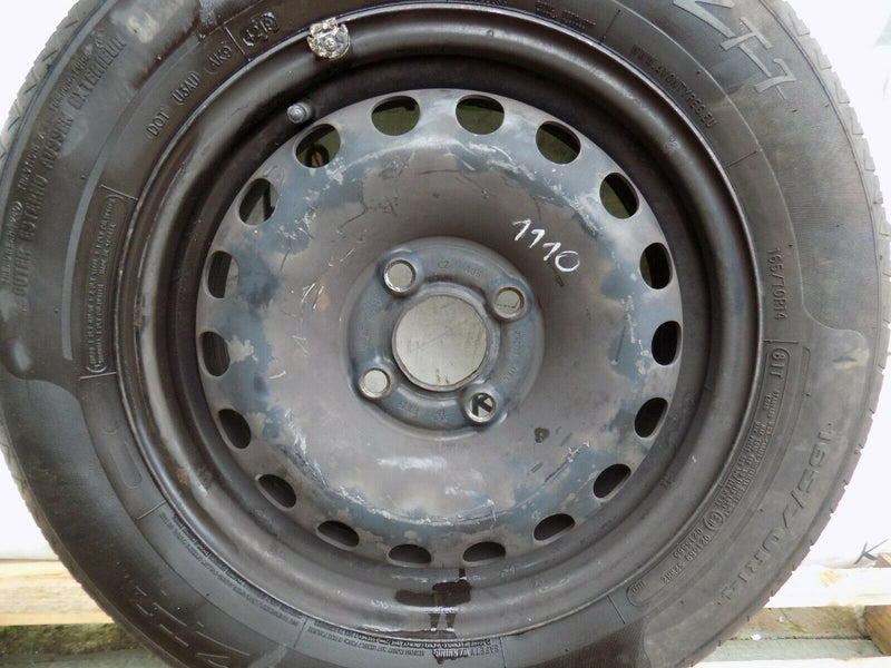 VW UP, CITIGO STEEL WHEEL RIM + TYRE 14" R14 5Jx14 ET35 1S0601027J