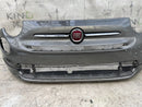 FIAT 500 LOUNGE FACELIFT 2015-23 FRONT BUMPER & TOP BADGE LOGO 735619491