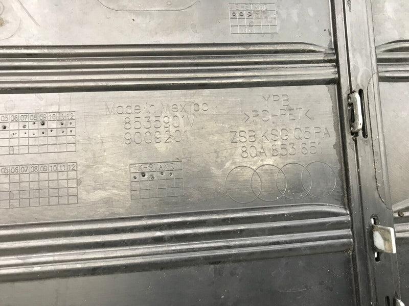 AUDI Q5 FY 2016-2020 FRONT BUMPER GRILLE GENUINE 80A853651