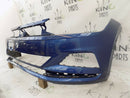 VW POLO 2017-ON GENUINE FRONT BUMPER *DAMAGE* IN BLUE 2GS807221