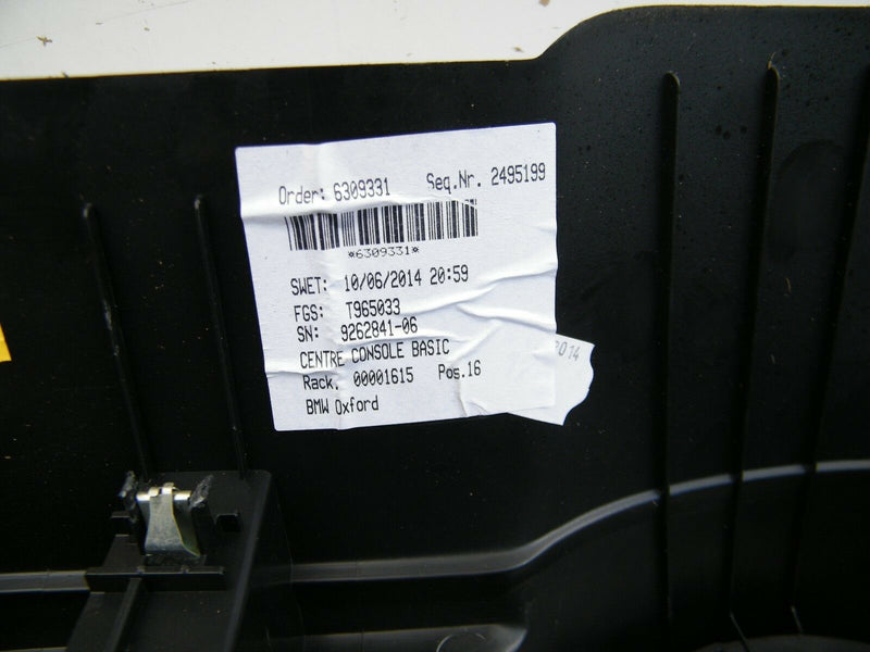 MINI COOPER F55 F56 F57 Centre Console Dash Trim LHD 9262841 (026)