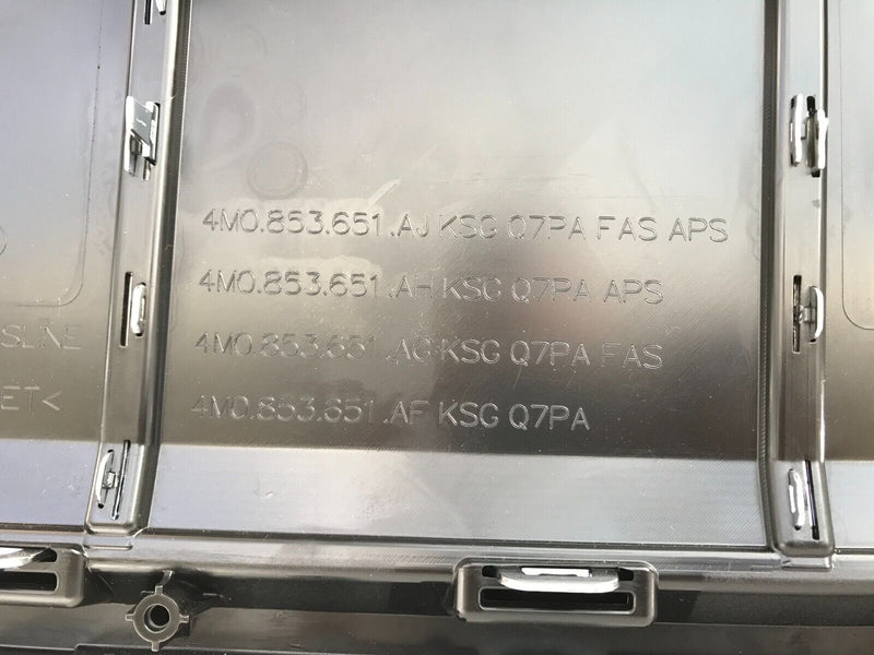 AUDI Q7 4M FACELIFT 2020-2023 FRONT BUMPER GRILL RADIATOR GRILLE 4M0853651