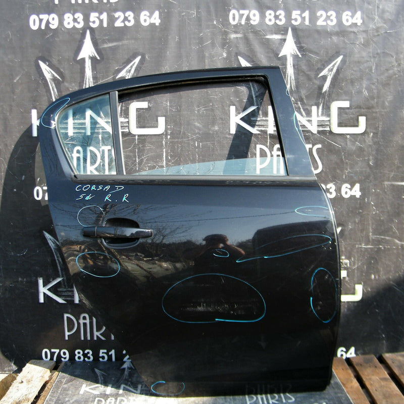 OPEL VAUXHALL CORSA D 5DR 2006-2014 O/S Complete REAR DOOR RIGHT SIDE KING PARTS