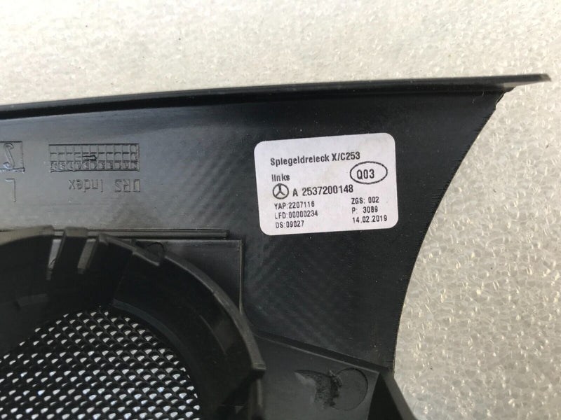 MERCEDES GLC X253 2016-23 LEFT SIDE SPEAKER COVER TRIM TWEETER A2537200148