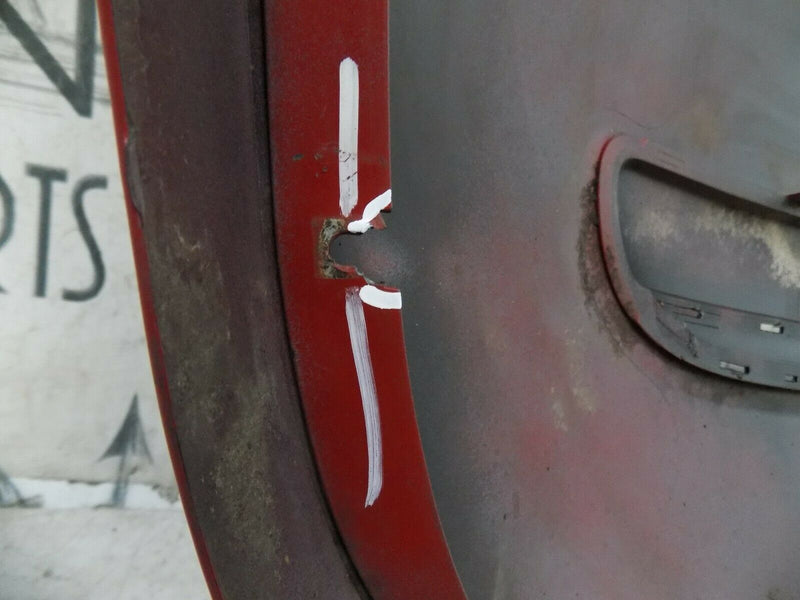 FIAT 500 C391 2007-2013 RED REAR BUMPER GENUINE PDC HOLES 735425627