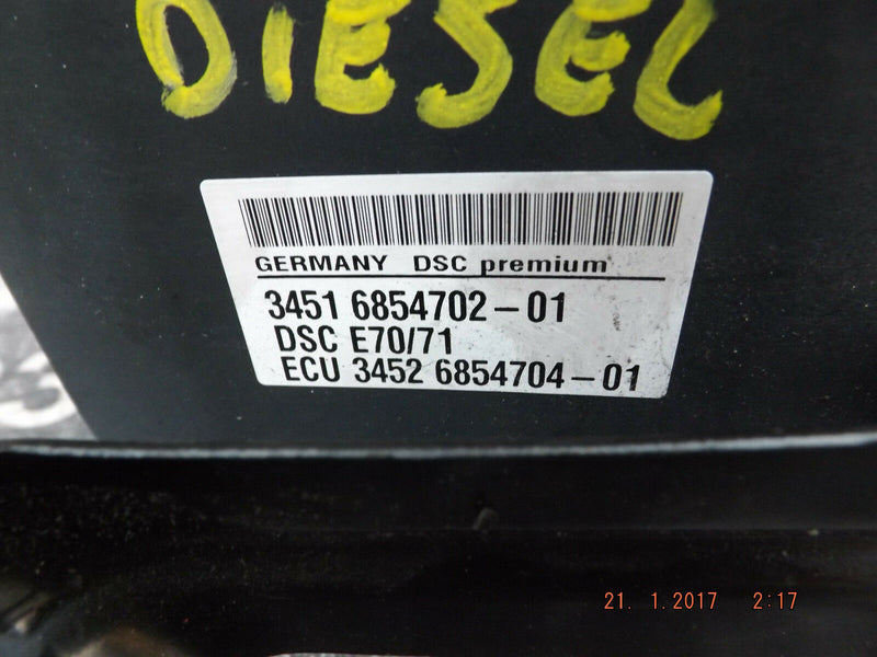 BMW X6 E70 E71 MK1 2008-2013 GENUINE BOSCH PUMP ABS & ECU CONTROL UNIT MODULE