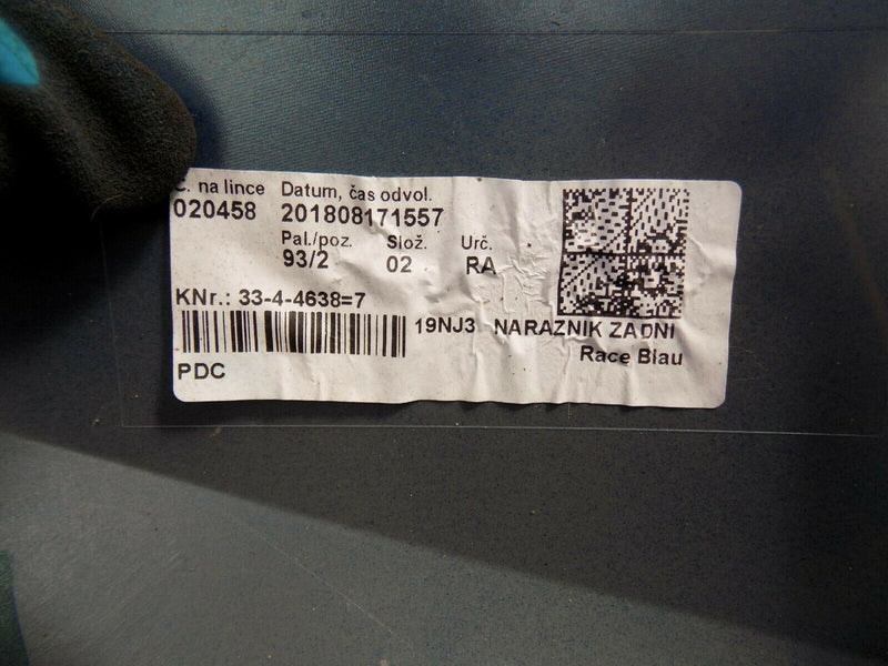 SKODA FABIA MK3 NJ 2nd FACELIFT 2018 HATCHBACK REAR BUMPER PDC 6V6807421F