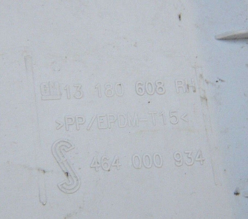 VAUXHALL CORSA E 2014-ON 5DR RIGHT SIDE B PILLAR UPPER TRIM PANEL GREY 13180608