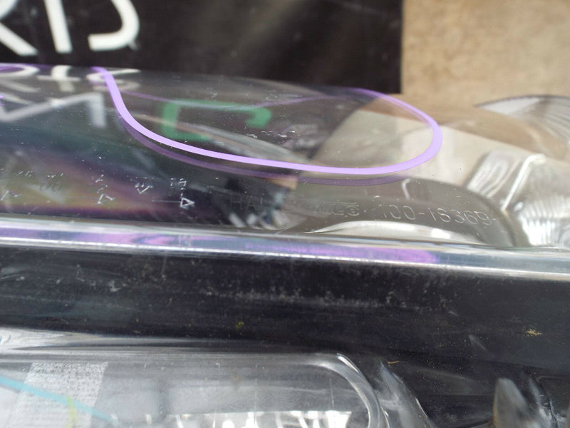 MAZDA 2 2014 2015 2016 HEADLAMP HEADLIGHT LEFT SIDE N/S (701) 100-18369