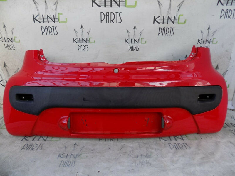 PEUGEOT 107 CITROEN C1 2005-2014 RED REAR BUMPER GENUINE 52159-0H050