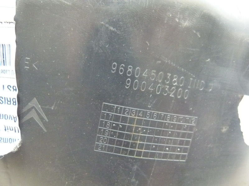 CITROEN BERLINGO 2008-15 REAR LEFT ARCH MUD GUARD GENUINE 9680450380