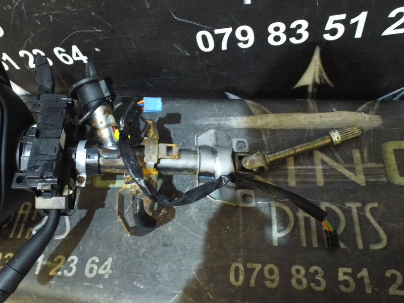 PEUGEOT 206 1.4 HDI 98-09 ECU KIT, IGNITION BARREL, STEERING & DRIVERS STAIRBAG