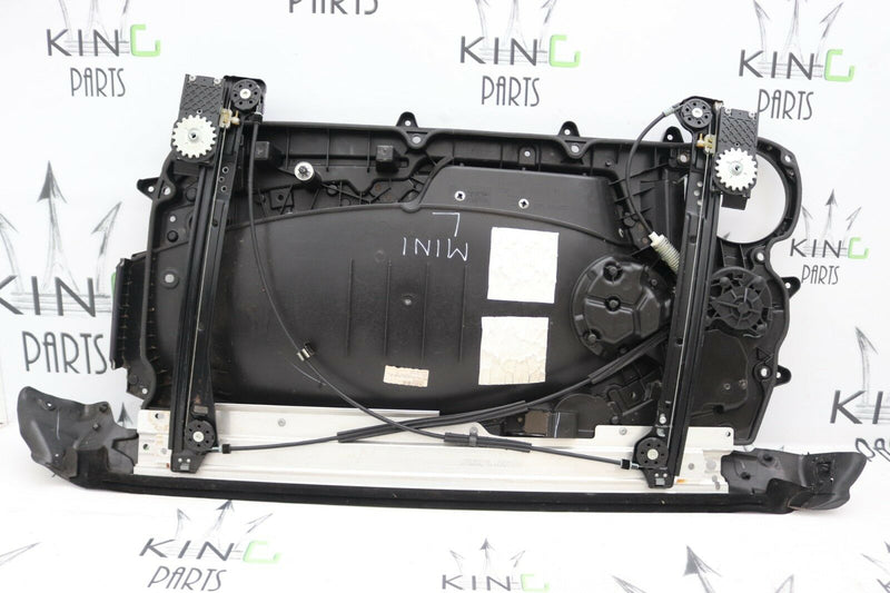 MINI COOPER S R55 R56 R57 07-13 FRONT DOOR LEFT CARD PANEL & WINDOW REGULATOR