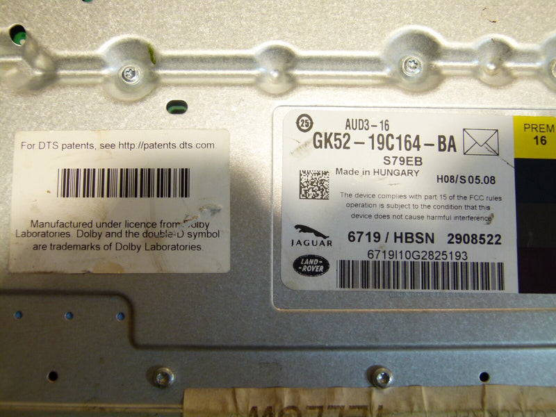 RANGE ROVER SPORT 13-17 AUDIO AMPLIFIER GENUINE GK5219C164BA