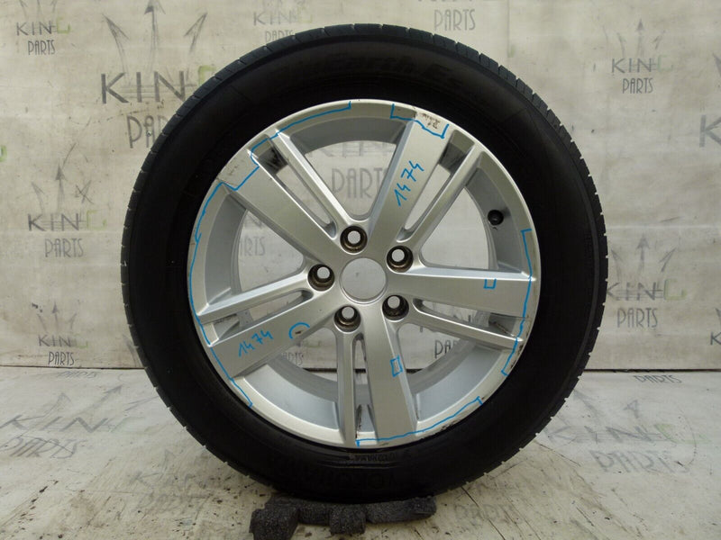 VW POLO WHEEL ALLOY RIM 15" & TYRE 185/60/15 6J ET40 GENUINE 605601025