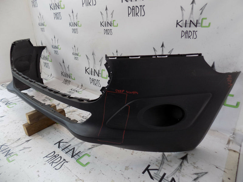 FORD TRANSIT CONNECT II 2013-16 BLACK FRONT BUMPER GENUINE DT11-17F775-A
