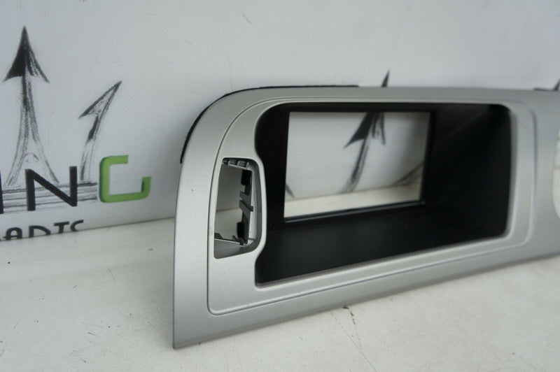 AUDI A4 (B8/8K) 2008-2015 DASH DASHBOARD SCREEN DISPLAY SURROUND SILVER TRIM
