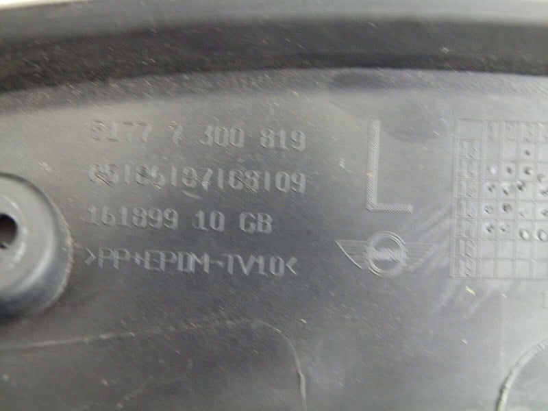 MINI F55 F56 F57 2018-21 FRONT LEFT WHEEL ARCH TRIM GENUINE 5177 7300819