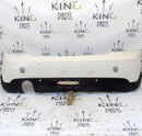 MINI COOPER HATCH F56 2014 2015 2016 WHITE REAR BUMPER GENUINE 114129-10