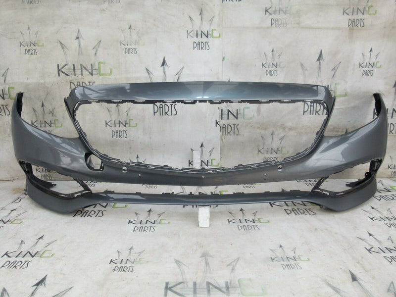 MERCEDES E-CLASS SE 2017-2020 GENUINE SILVER FRONT BUMPER PDC A2138850238