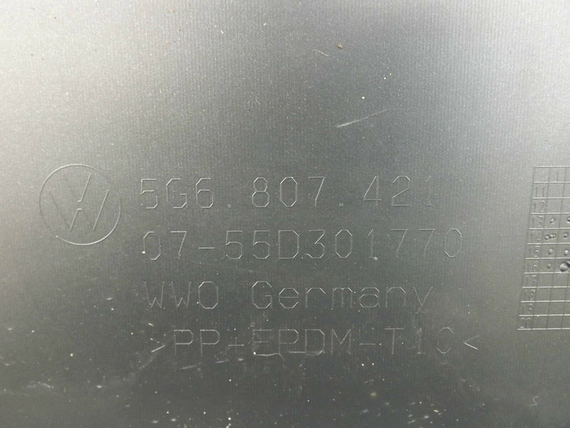 VOLKSWAGEN VW GOLF MK7 2013-ON 5G6 807 421 REAR BUMPER GENUINE BLUE (A0202)