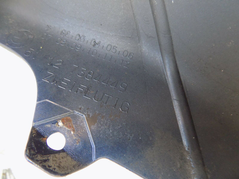 BMW 3 SERIES F30 2015-19 SPORT LINE LCI REAR BUMPER PDC HOLE BLUE 7384449