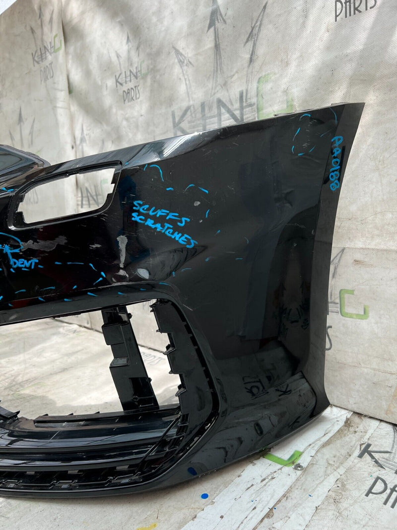 AUDI A6 S LINE 4K0 C8 2019-ON BLACK FRONT BUMPER GENUINE 4K0.807.473
