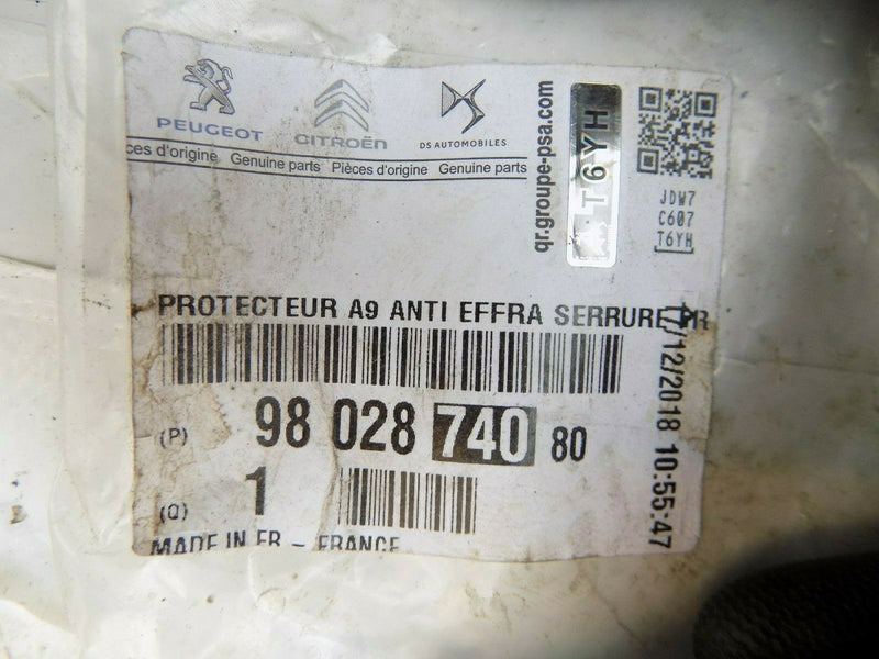 PEUGEOT 208 2012-2018 FRONT BONNET PLATE PROTECTOR 9802874080 /S13-45