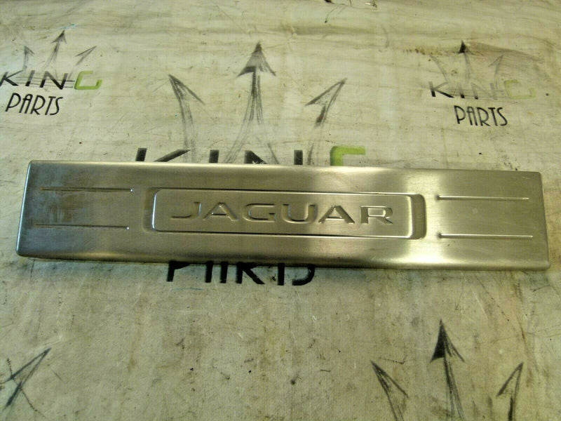 JAGUAR XJ X351 2010-19 LEFT SIDE FRONT DOOR PLATE SILL TRIM ENTRY AW93-13201-AE