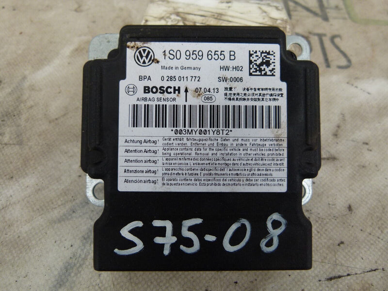 VW UP! 2011-16 AIR BAG ECU CONTROL MODULE GENUINE 1S0595655
