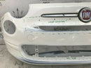 FIAT 500 POP FACELIFT 2015-ON FRONT BUMPER & BADGE LOGO in WHITE 735619476 H9165