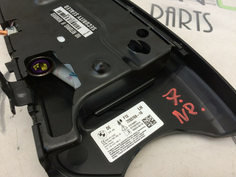 BMW 6 SERIES F13 COUPE LEFT SEAT AIR BAG SIDE AIRBAG GENUINE 87 7293769-10