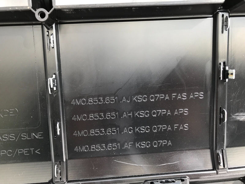 AUDI Q7 4M FACELIFT 2020-2023 FRONT BUMPER GRILL RADIATOR GRILLE 4M0853651