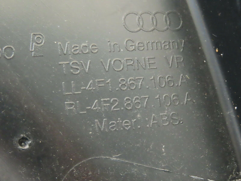 AUDI A6 2006-2011 S LINE ESTATE FRONT RIGHT DOOR CARD INNER PANEL 4F1867106A
