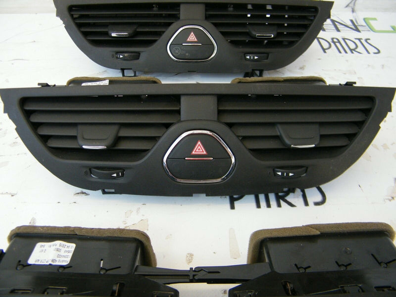 VAUXHALL CORSA E 2014-ON CENTRE DASHBOARD AIR VENTS HAZARD SWITCH PANEL 13384933