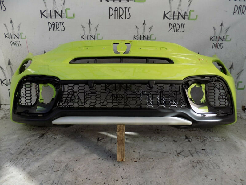 FIAT 500 ABARTH 595 2016-UP FCL FRONT BUMPER GREEN+GRILL OEM 735633044