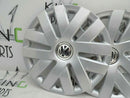 VOLKSWAGEN POLO 2009-2018 GENUINE CAPS 4x WHEEL TRIMS 15' CAP COVERS 6R0601147C