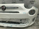 FIAT 500 S SPORT FACELIFT 2016> WHITE FRONT BUMPER & BADGE LOGO 735619571
