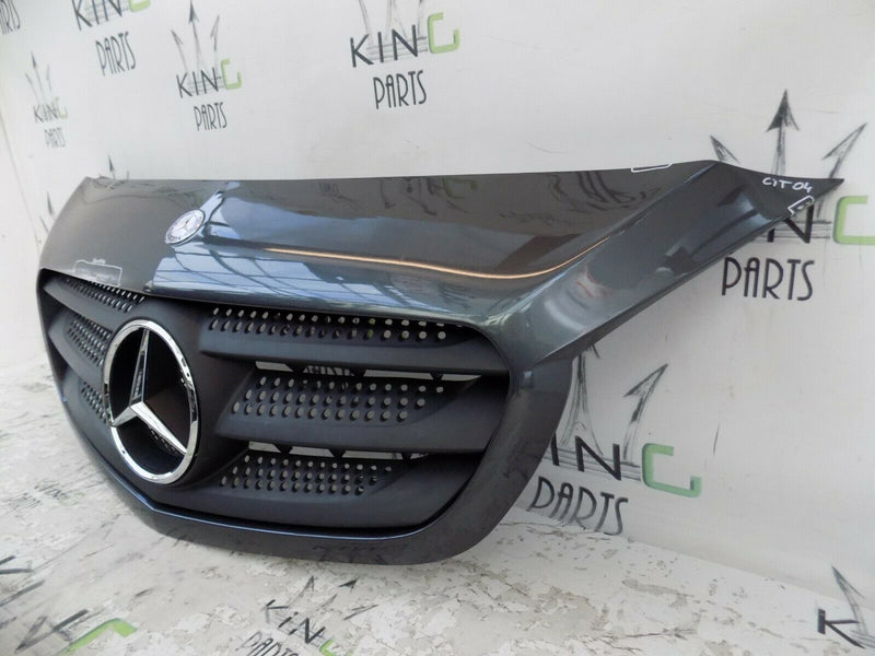 MERCEDES CITAN 2013-ON FRONT BUMPER GRILL EMBLEM GREY METALIC A4158880023