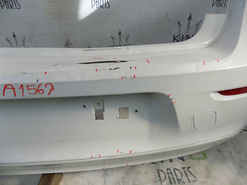 BMW 1 F20 2014-2016 LCI FACELIFT WHITE REAR BUMPER GENUINE 51127371752