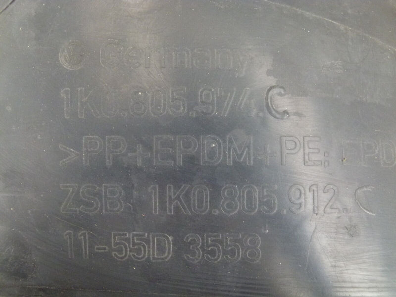 VW GOLF PLUS MK5 2004-08 FRONT RIGHT WHEEL MUD GUARD COVER 1K0805974