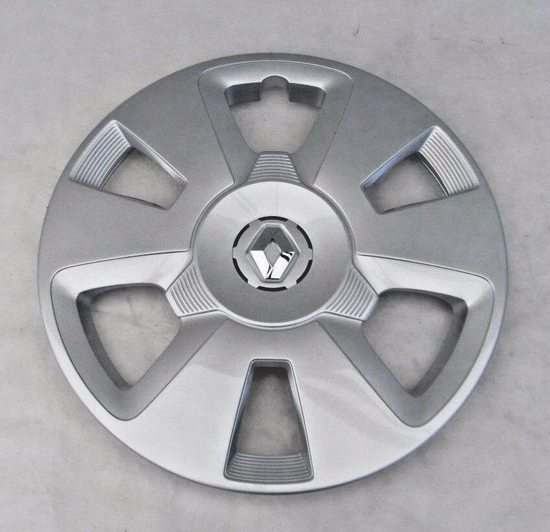 Renault ORIGINAL 15" TRIMS COVER HUB CAPS TYRE CAP SILVER ONE 403152087R (R16)