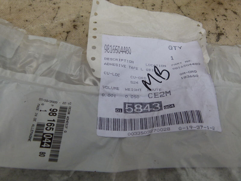 PEUGEOT OEM DECOR ADHESIVE TAPE GENUINE 9816504480
