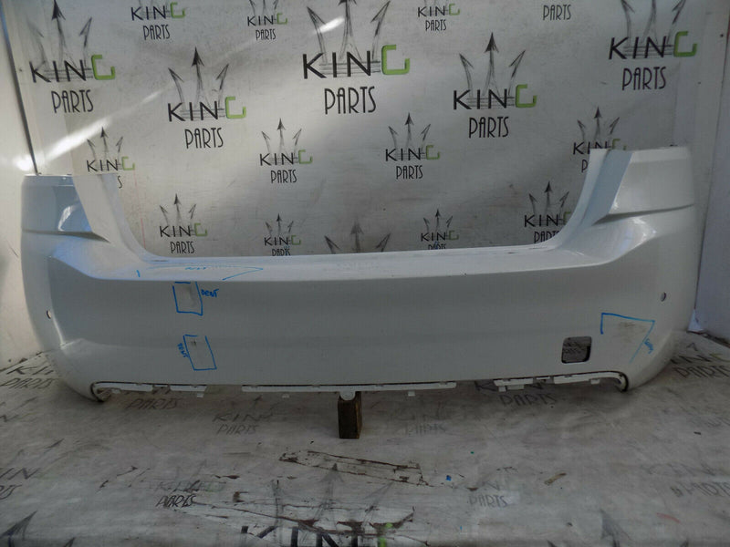 PEUGEOT 308 (T9) MK2 2013-2017 HATCHBACK WHITE REAR BUMPER GENUINE