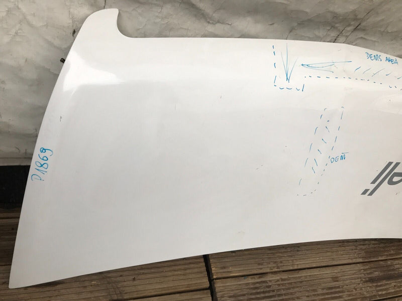 VAUXHALL MOVANO MK3 2011-2021 GENUINE FRONT BONNET HOOD PANEL in WHITE
