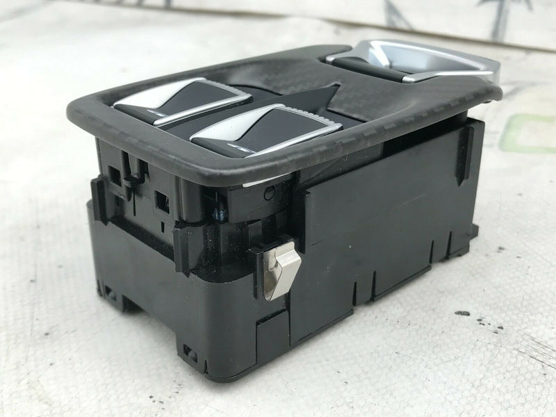 MCLAREN 720S DRIVER SIDE ELECTRIC DOOR WINDOW SWITCH IN CARBON *NEW* 14M0133CP