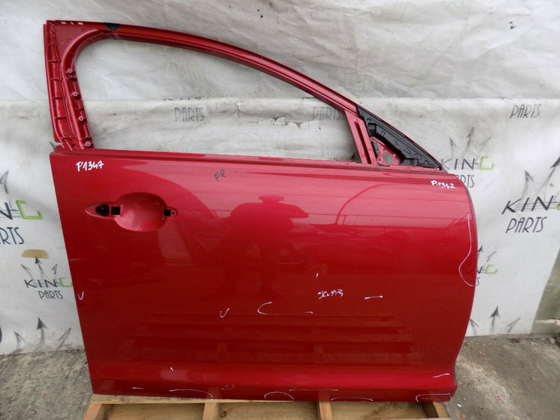 JAGUAR XJ (X351) 2010-2019 FRONT RIGHT DOOR PANEL IN RED - GENUINE